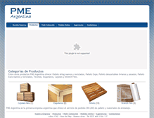 Tablet Screenshot of pmeargentina.com